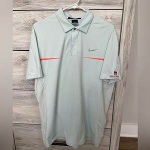Mens Wells Fargo championship nike tiger woods polo size medium.